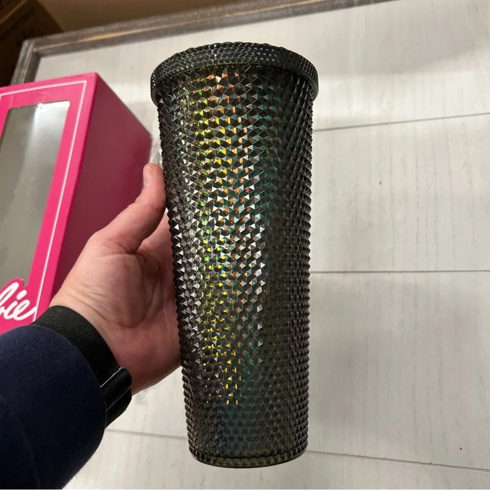 Babie Studded Tumbler Cup Black Metallic Like NIB‎
